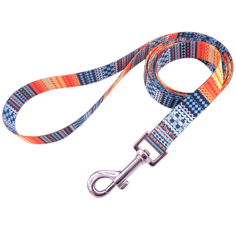 Bright And Novel Multi-color Pet With Colorful Dog Leash